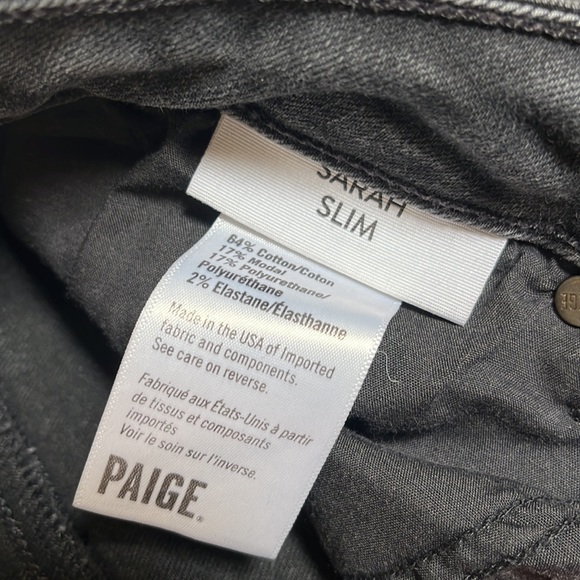 Paige jeans Sarah slim straight leg size 31 - Picture 4 of 8